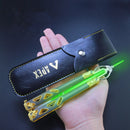 21cm Apex Octane Heirloom Knife Legends Game Cosplay Butterfly Balisong Weapon Luminous Model Metal Props Collection Toy