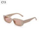 Y2K Square Sunglasses Fashion Colorful Frame Sun Glasses Women Men Retro Street Shooting Shades UV400 Eyeglasses