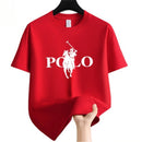 Summer Fashion Brand  Men's Clothes Business Casual Short-sleeved T-shirt Loose and Versatile Crew Neck Top Breathable T-shirt