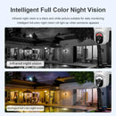 LS VISION 4G SIM Solar Camera 4MP WiFi Outdoor Wireless Color Night Vision PIR Human Detection Secutity Camera Bulit-in Battery