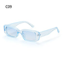 Y2K Square Sunglasses Fashion Colorful Frame Sun Glasses Women Men Retro Street Shooting Shades UV400 Eyeglasses