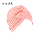 Women Shine Silver Gold Knot Twist Turban Headbands Cap Autumn Winter Warm Headwear Casual Streetwear Female Muslim Indian Hats