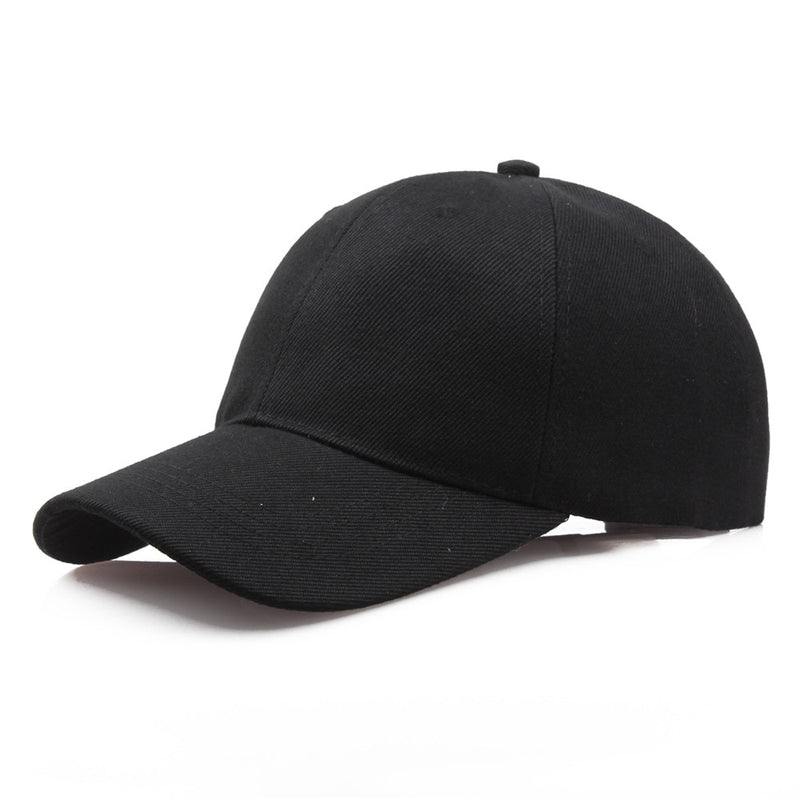 New Black Cap Solid Color Baseball Cap Snapback Caps Casquette Hats Fitted Casual Hip Hop Dad Hats for Men Women Unisex