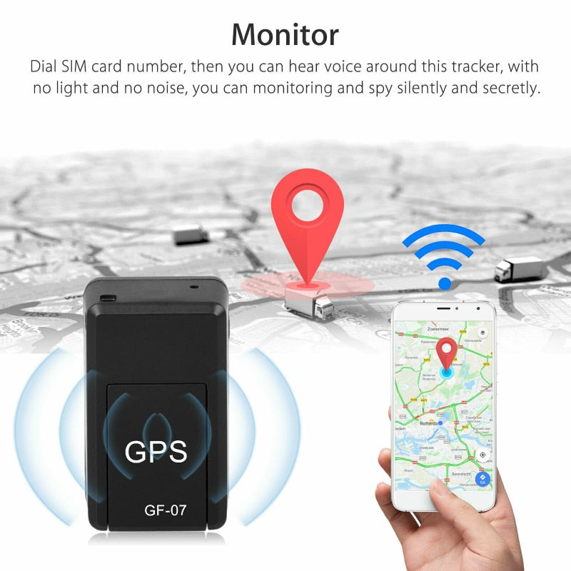 GF07 Mini GPS Car Locator Magnetic Tracker 