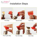 For T9 Hair Clipper Guards Guide Combs Trimmer Cutting Guides Styling Tools Attachment Compatible 1.5mm 2mm 3mm 4mm 6mm 9mm
