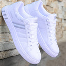 Men's Casual Shoes Lightweight Breathable Men Shoes Flat Lace-Up Men Sneakers White Business Travel Unisex Tenis Masculino