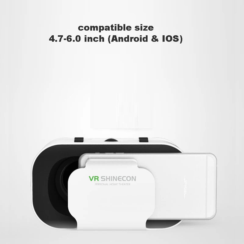 VR Shinecon Helmet 3D Glasses Virtual Reality For Smartphone Smart Pho