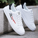 Men's Casual Shoes Lightweight Breathable Men Shoes Flat Lace-Up Men Sneakers White Business Travel Unisex Tenis Masculino