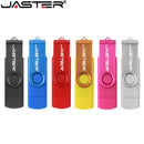 JASTER USB 2.0 OTG USB flash drive Smart Phone Tablet PC 4GB 8GB 16GB 32GB 64GB флешка Pendrives OTG Real Capacity Usb stick