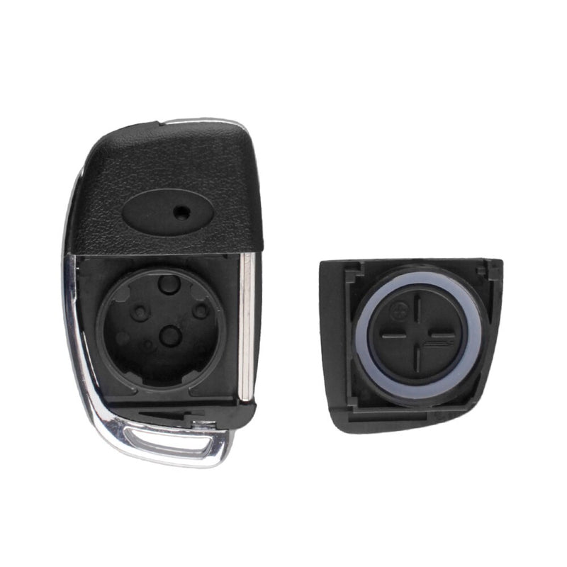 KEYYOU 3/4 Buttons Remote Case Fob Flip Folding Car Key Shell For Mistra Hyundai HB20 SANTA FE IX35 IX45 Accent I40 Solaris