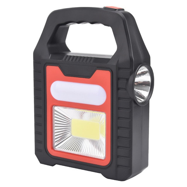 Z2 Portable Solar Lantern COB LED Work Lamp Waterproof  Emergency Spotlight USB Rechargeable Handlamp for Outdoor Hiking Camping