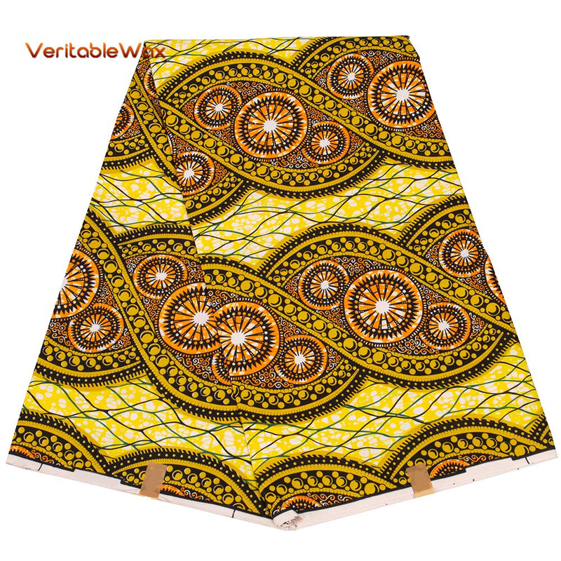 Ankara En Tissu African Real Wax Print Fabric VeritableWax High Quality 6 Yards 3Yards African Fabric For Party Dress A-13