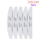 Nail File 100 to 180 Professional Tools Emery for Manicure Lime 240 Sandpaper Gel Polishing Files for Nails Buffers Set Polisher