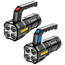 LED Flashlight USB Rechargeable Handheld Lantern Ultra Powerful Torch Light Portable Lamp Camping Searchlight Outdoor Lighting