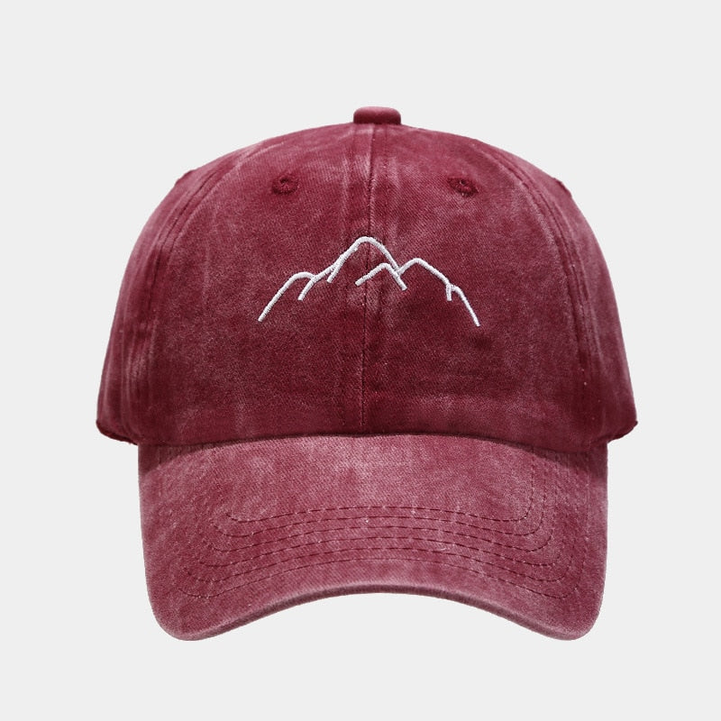 New Mountain Range Embroidery Mens Womens Baseball Caps Adjustable Snapback Hip Hop Caps Fashion Dad Hats Bone Garros