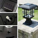 Waterproof Landscape Garden Solar Night Light LED Outdoor Post Deck Cap Column Fence Landscape Lamp Night Security Home Decor