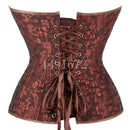 Corset Top for Women Lingerie Sexy Bustiers Overbust Gothic Clothes Halloween Vintage Plus Size Espartilho Mujer Black White