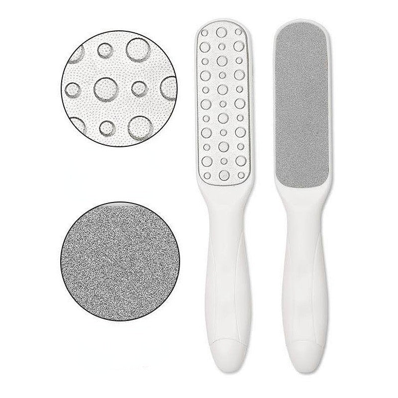 Foot Care Tool Double-sided Stainless Steel Footplate Foot Grinder Files for Feet Dead Skin Callus Peel Remover