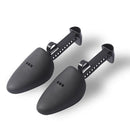 1 Pair Plastic Shoe Tree Shaper Shapes Stretcher Adjustable For Women Men Unisex Black