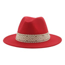 Panama Hat Western Cowboy Hats for Women Solid Big Brim Casual Fedoras Men Women Camel Black White Felted Hat Sombreros Gorras