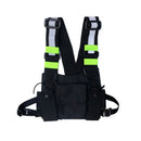 Functional Tactical Chest Bag For Men Fashion Bullet Hip Hop Vest Streetwear Bag Waist Pack Unisex Black Chest Rig Bag 899