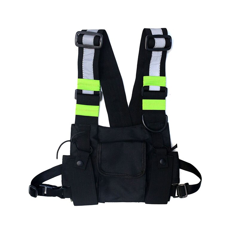 Functional Tactical Chest Bag For Men Fashion Bullet Hip Hop Vest Stre