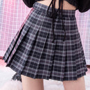 Harajuku Skirt Women Pleat Skirt Harajuku Preppy Style Plaid Skirts Mini Cute Japanese School Uniforms Ladies Jupe Kawaii Skirt