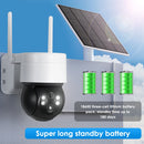 4MP WIFI IP Solar Camera PIR Human Detection 2K Video Surveillanc iCSee CCTV Wireless Rechargeable Battery  Long Time Standby