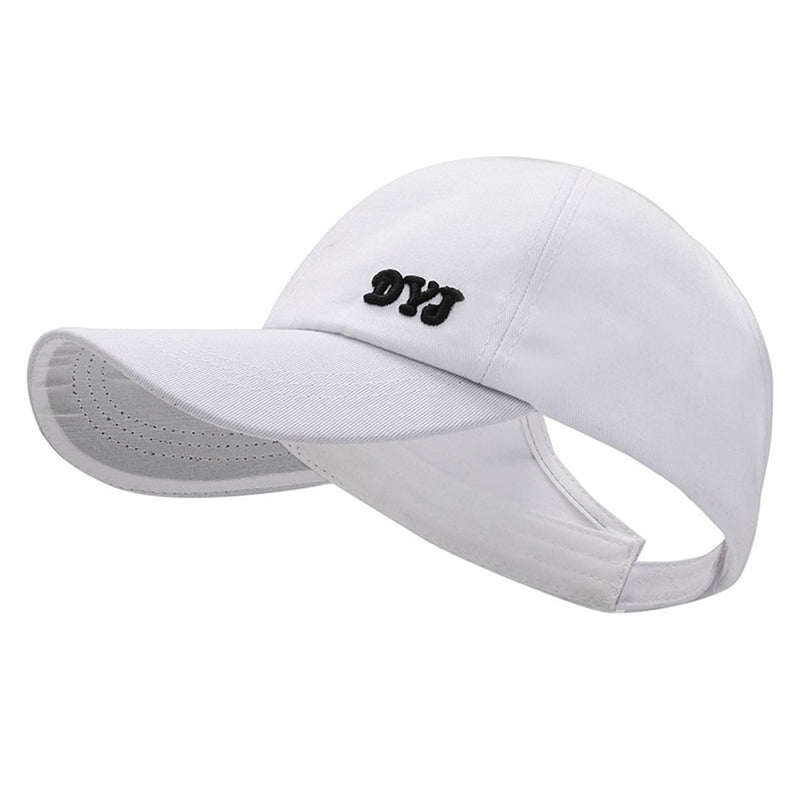 New High Ponytail Baseball Cap for Women Girls Summer Sports Cap Fashion Casual Solid Color Cap Sun Hat with Ponytail Hole