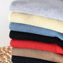 High-quality Pony Vests V-neck Knitted Sweaters Casual Men Sweaters Pullover Slim Fit 100%Cotton Solid Pullover Plus Size