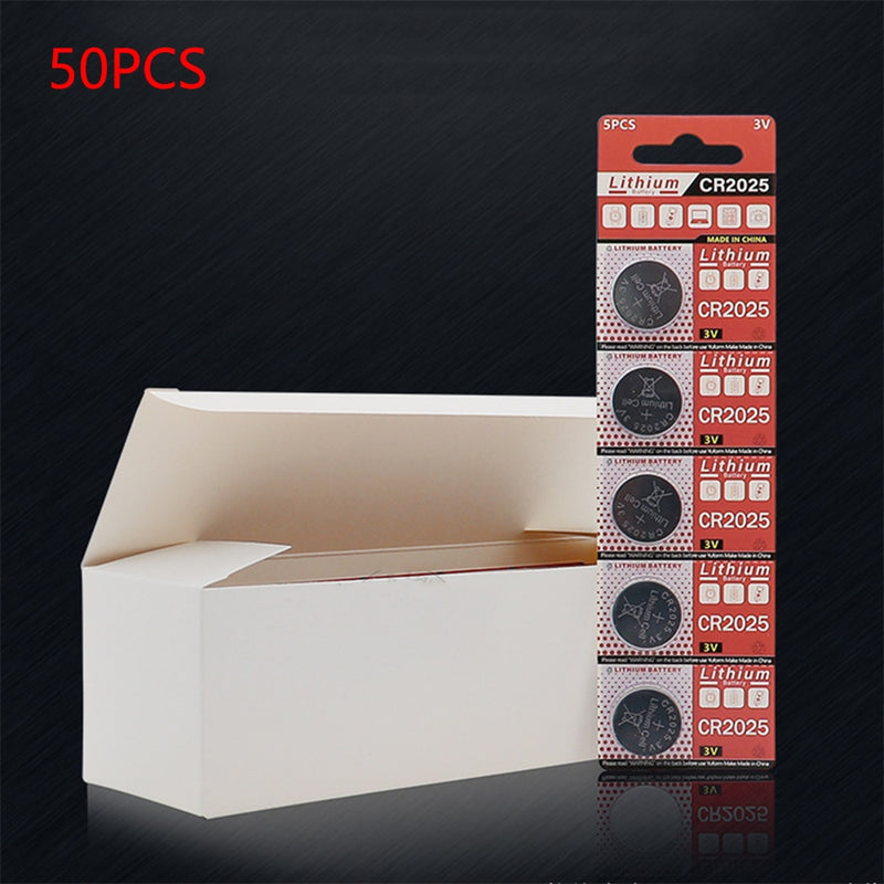 20Pcs PKCELL CR2025 CR 2025 ECR2025 BR2025 Lithium Button Cell Battery For  Remote Control LED tea light vibes Calculators Car