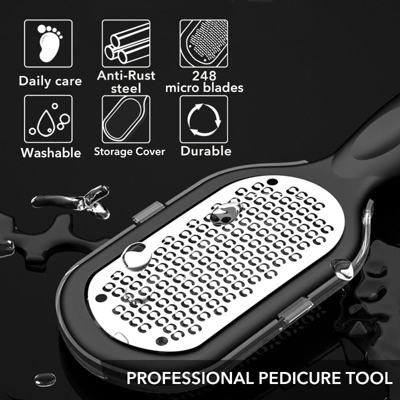 Pedicure Knife Tools Kits, Professional Stainless Steel Foot Scrubber Dead  Skin Remover,6 Pcs Foot Scraper Knife to Remove Dead Skin Callus Knife