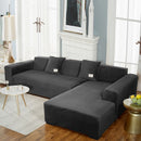 Velvet L Shaped Sofa Cover For Living Room Elastic Furniture Couch Slipcover Chaise Longue Corner Sofa Covers Stretchable