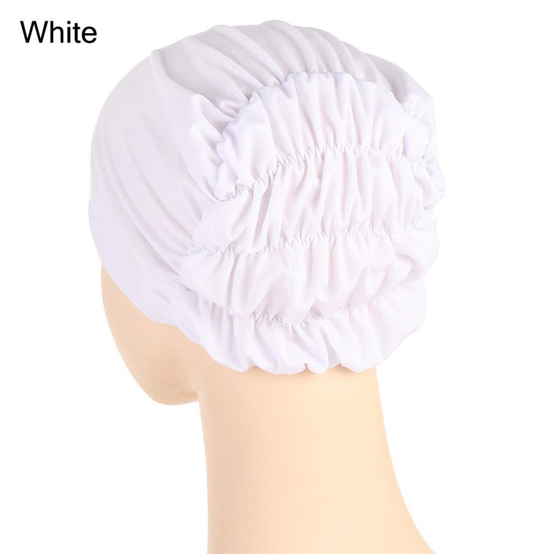 Women Shine Silver Gold Knot Twist Turban Headbands Cap Autumn Winter Warm Headwear Casual Streetwear Female Muslim Indian Hats