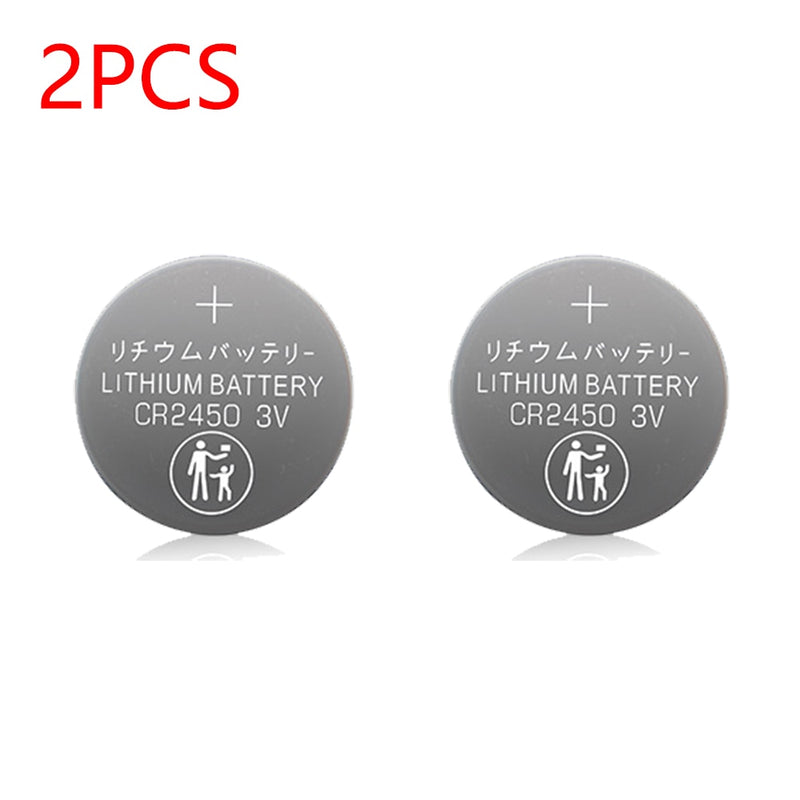 Cotchear 5 unids/pack CR2450 batería de moneda 550 mAh 3 V CR 2450 pilas de  botón ECR2450 KCR2450 5029LC LM2450 3 V batería para llave de coche remoto