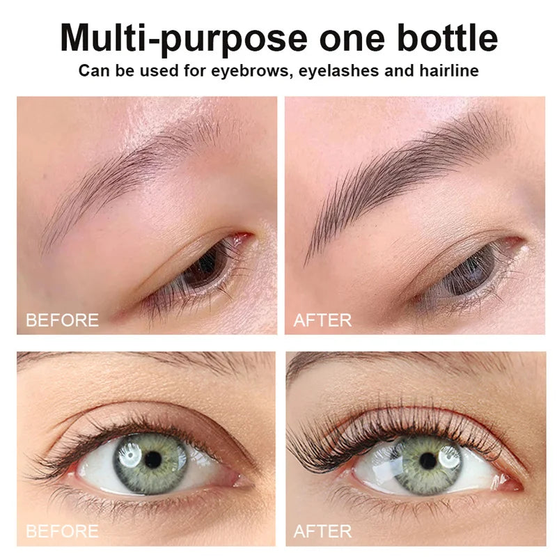 Eyebrow Eyelash Growth Serum Fast Growing Prevent Hair Loss Damaged Treatment Thick Dense Eyes Makeup Care Products