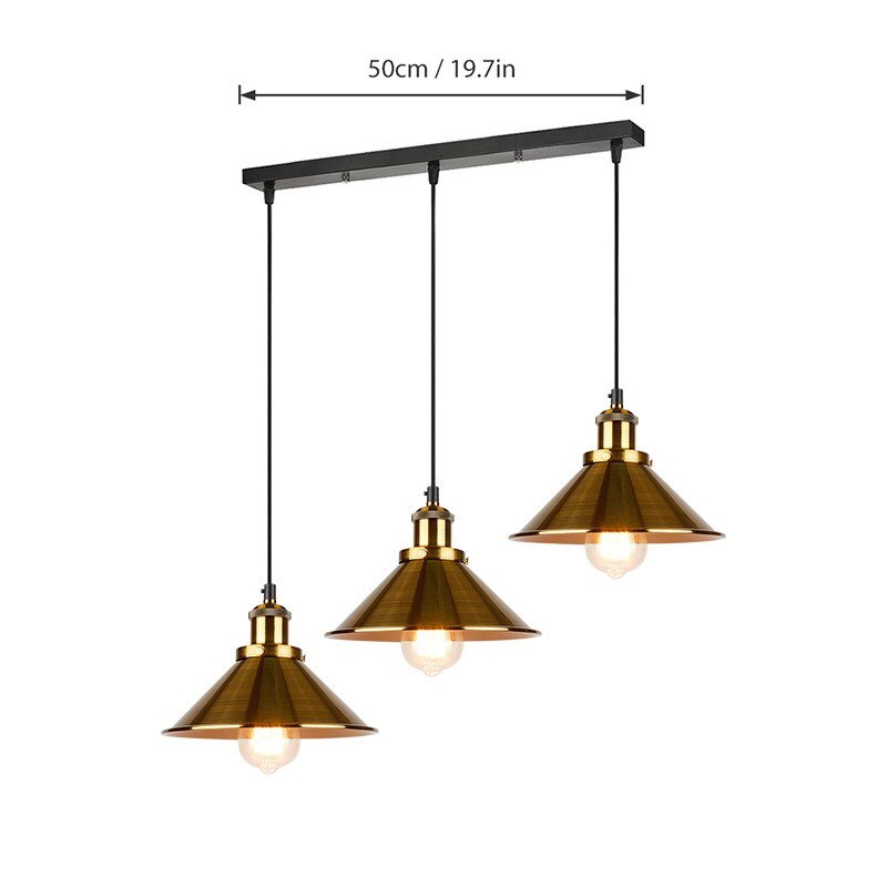 Pendant Light Lamp Lighting Hanging Lamps for Ceiling Retro Industrial Home Decor Lights Fixture