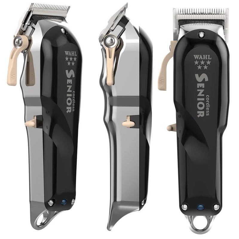 Wahl 8504 Senior Professional 5 Star Cordless Hair Clipper With 70 Minute Run Time For Barbers and Stylists