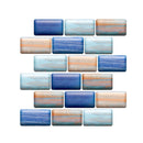 12/30pcs 3D Wall Sticker Marble Pattern PVC Waterproof Self-Adhesive Wall Paper 30x30cm Brick Grain Bathroom Wall Stickers