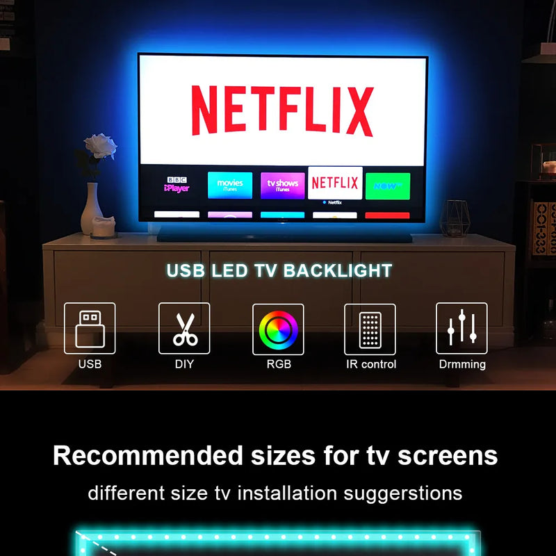 Color RGB 5050 LED Strip Bluetooth Tape Decor for Room LED 10m 15m 20m 30m PC TV backlight Neon LED Lighting Cветодиодная лента