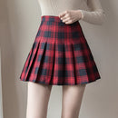 Harajuku Skirt Women Pleat Skirt Harajuku Preppy Style Plaid Skirts Mini Cute Japanese School Uniforms Ladies Jupe Kawaii Skirt