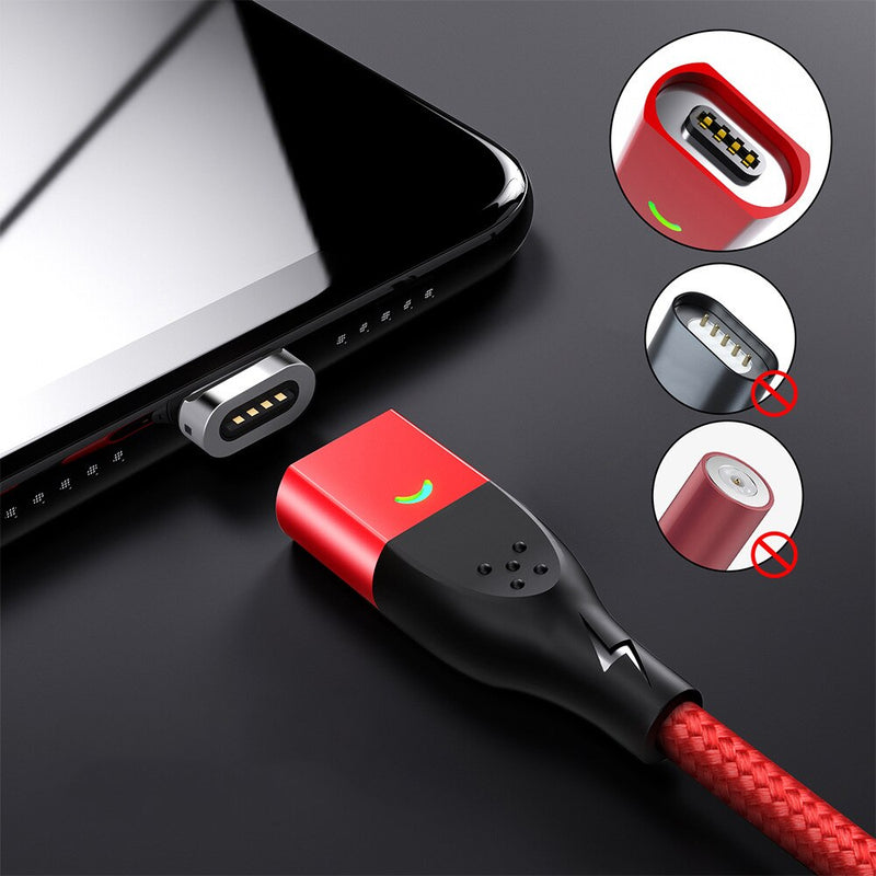 1m Magnetic Charging Cable USB Type C Magnetic Phone Charger Cable For Iphone 12 2m Magnet Cable Micro USB Android Charge Cord