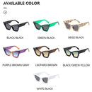 SHAUNA Oversized Cat Eye Sunglasses UV400