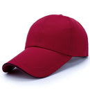 Unisex Hat Plain Curved Sun Visor Hat Outdoor Dustproof Baseball Cap Solid Color Fashion Adjustable Leisure Caps Men Women