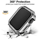 strap + case for apple watch 7 8 9 45mm 41mm 49mm band 6 5 4 se 44mm 40mm TPU case cover for iwatch 42mm bracelet+protector case