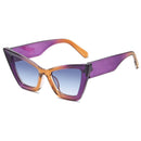 SHAUNA Oversized Cat Eye Sunglasses UV400