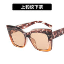 Oversized Cat Eye Sunglasses Fashion Women Shades Trending Men Gradient Sun Glasses Shades UV400 Glasses Goggles