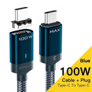 Essager 100W Magnetic Cable Type C To USB C Cable PD 5A Fast Charging Data Cord For Macbook Pro Xiaomi Huawei P30 Pro Samsung