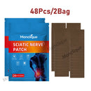 24/48PCS Sciatic Nerve Massage Patch Piriformis Hip Bandage Soothe Meridians Relax Muscle Promotes Blood Circulation Massage Mat