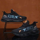 New Summer Mens Breathable Mesh Running Shoes Lightweight Sports Sneakers Fashion Trendy Brand
